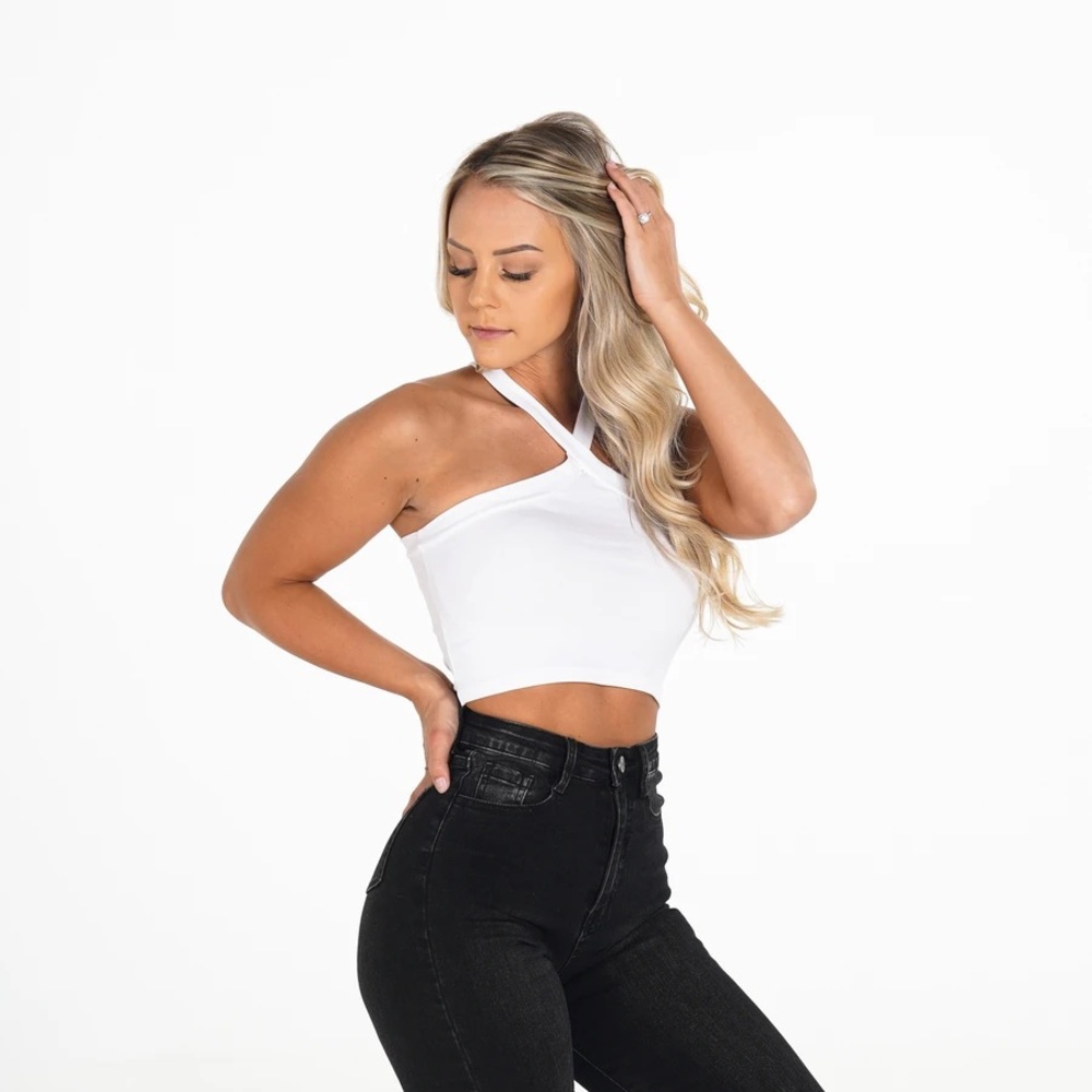 NEW W TAGS NVGTN White First Date Crop